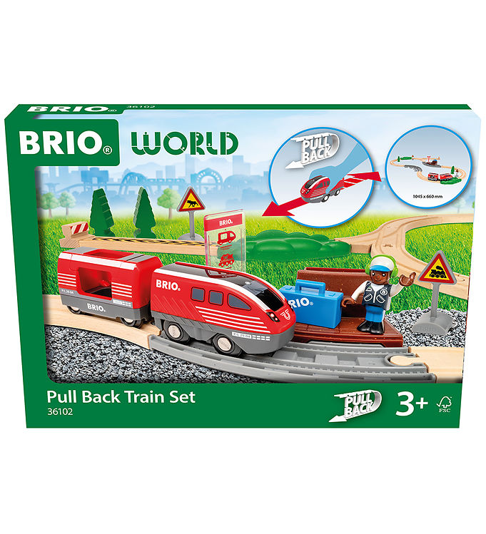 BRIO World Togsæt Træk og Slip 28 dele