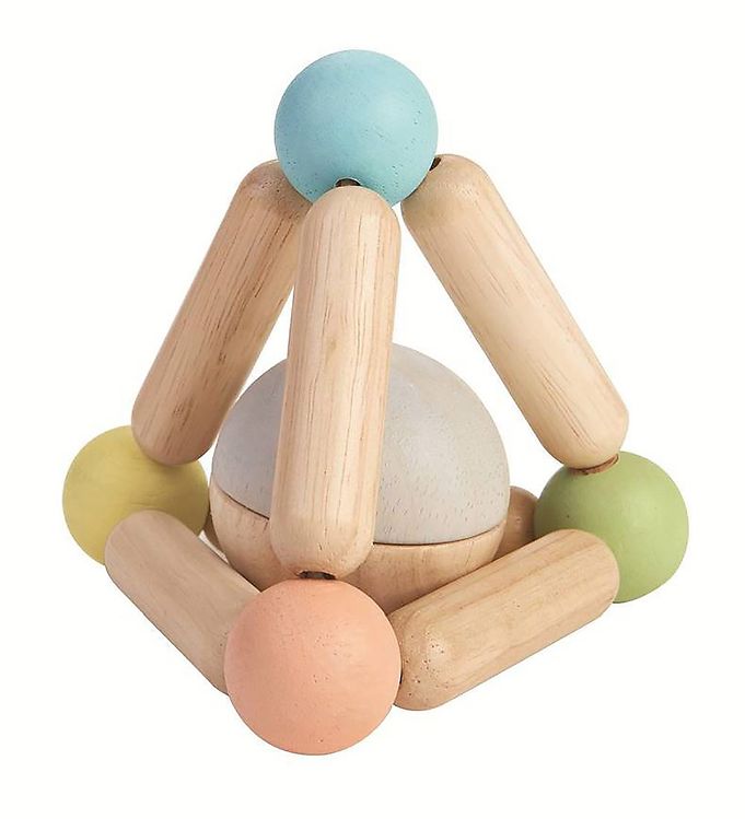 PlanToys Gribelegetøj Trekant Pastel