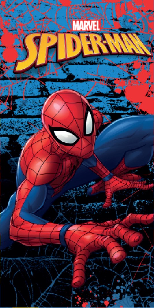 Marvel Spiderman Badehåndklæde 100% bomuld