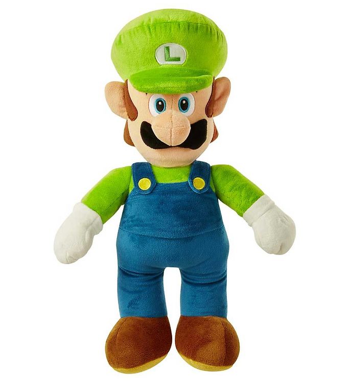 Super Mario Bamse 50 cm Luigi