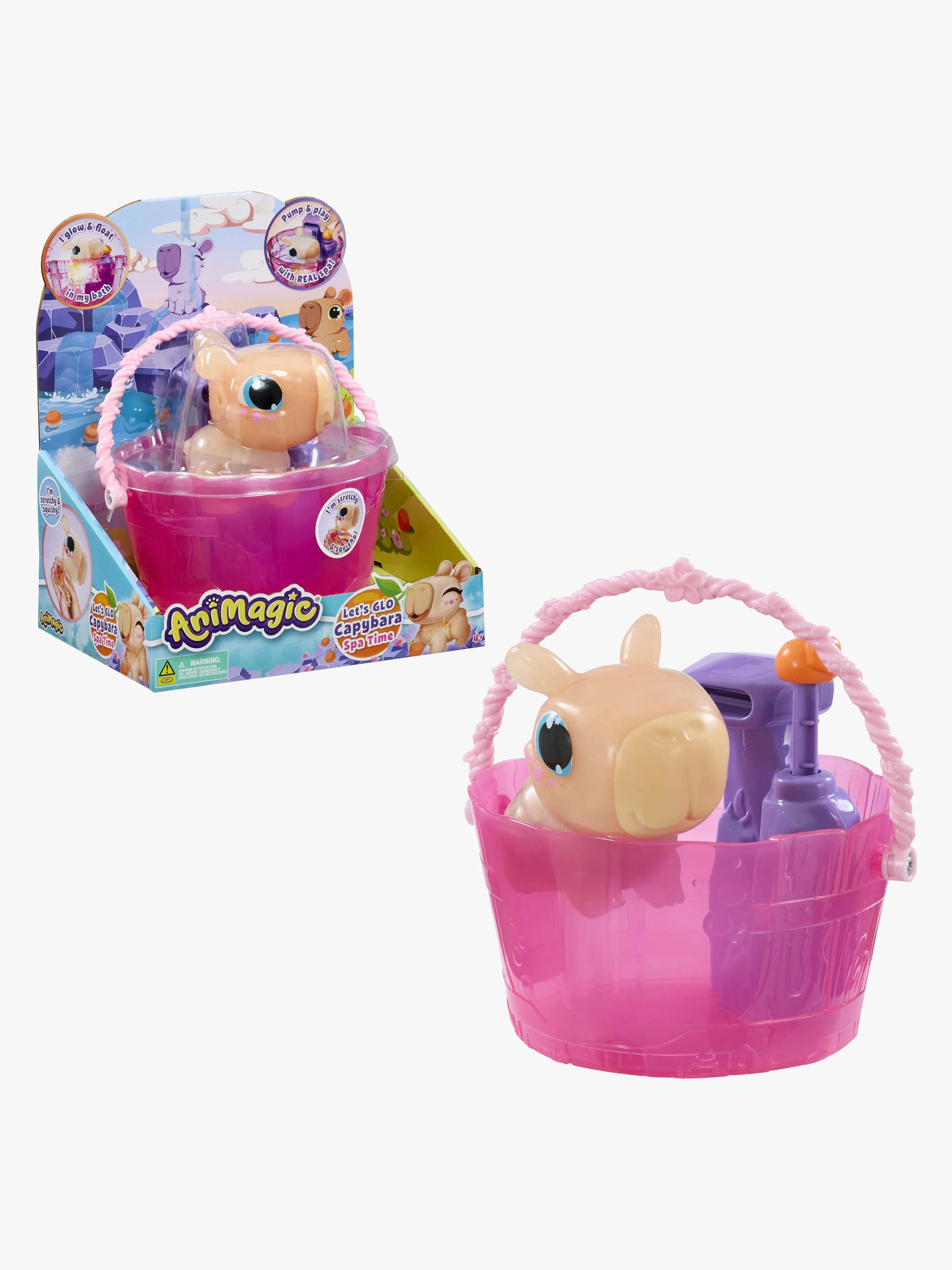 Animagic Vandlegesæt Let's Glo Capybara