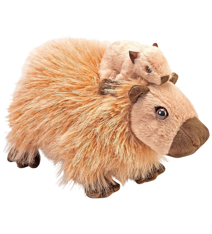 Wild Republic Bamse 23 cm Mom And Baby Capybara