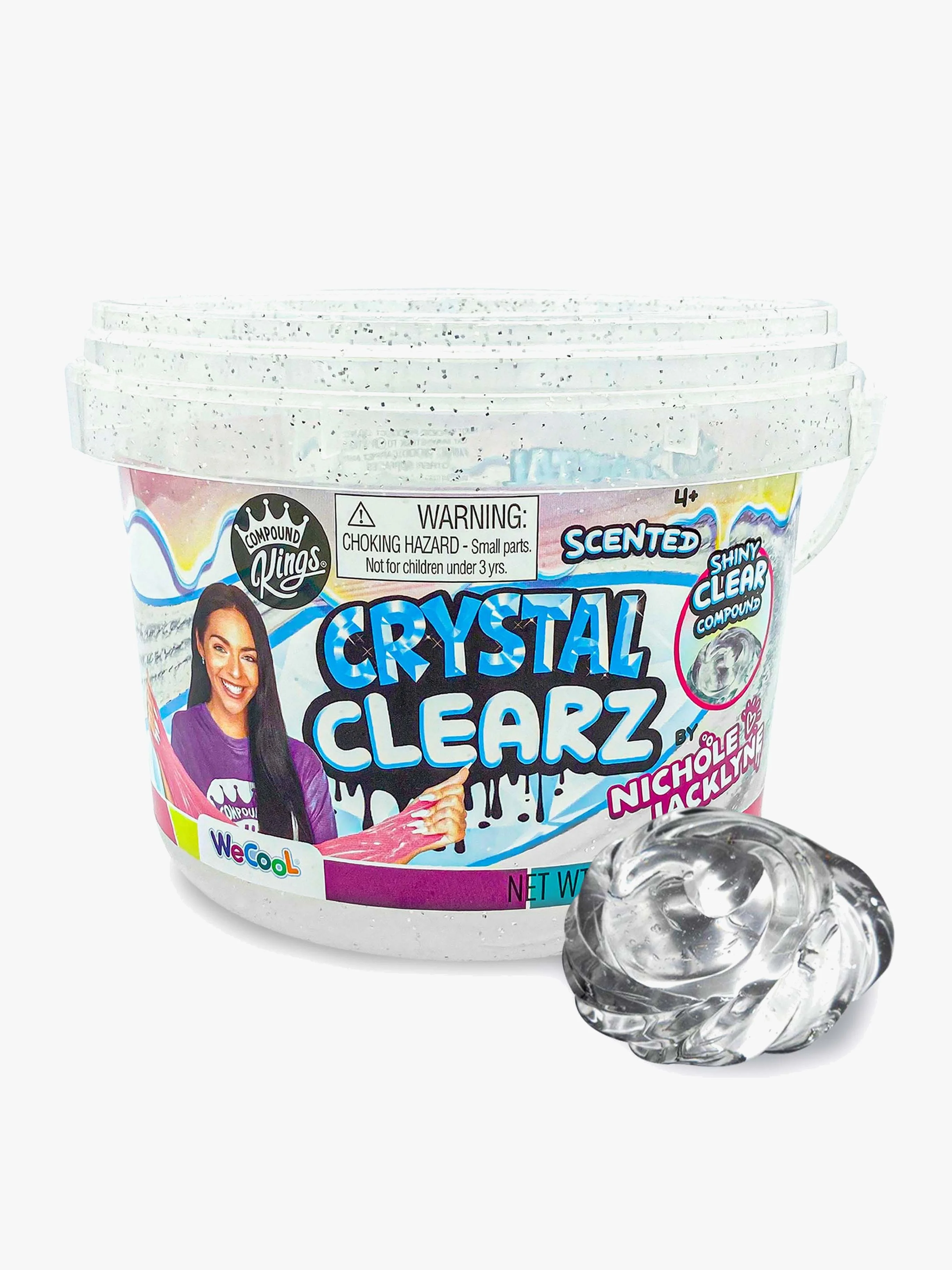Compound Kings Crystal Clearz Gennemsigtigt Slime – kreativ leg for børn.