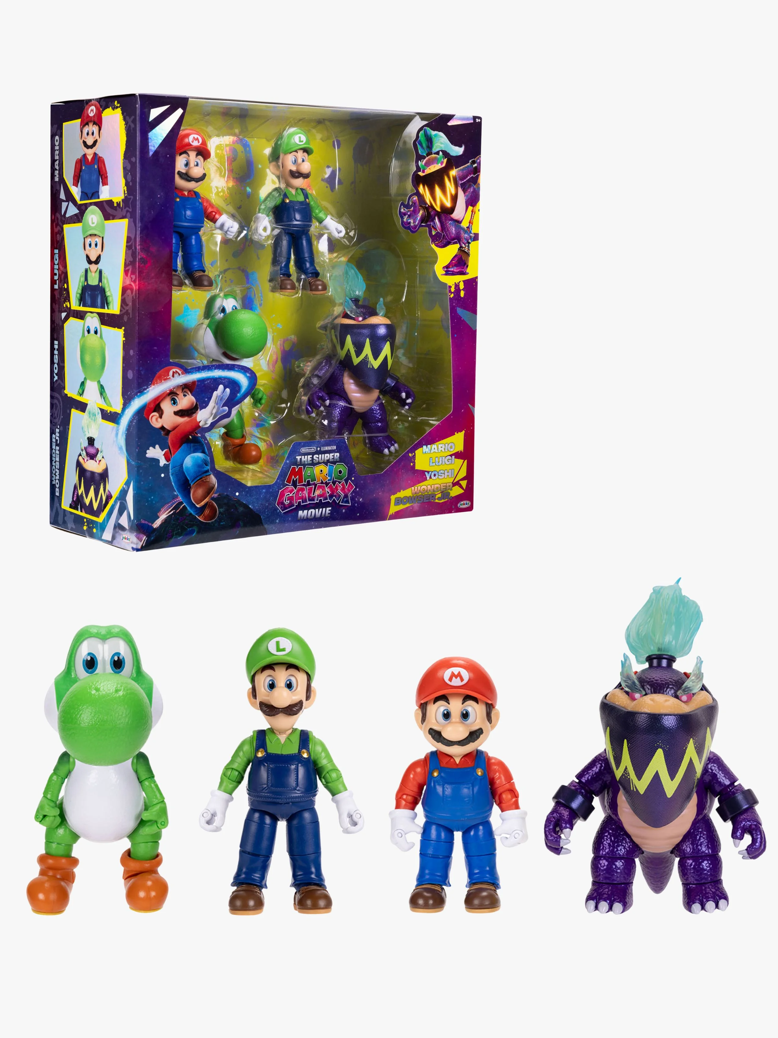 Super Mario Galaxy Movie Figursæt 4-pak