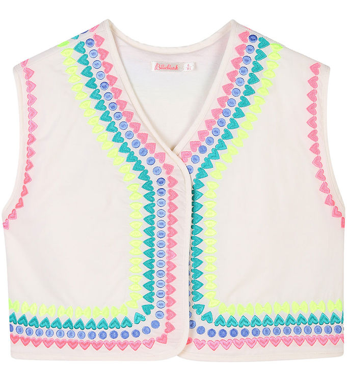 Billieblush Vest Ivory Neon