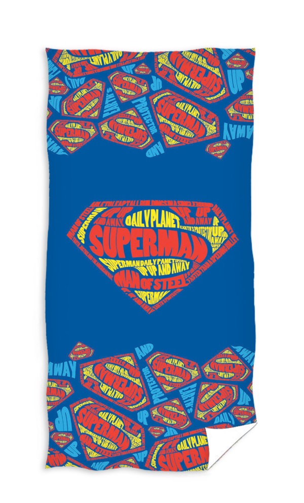 Superman Badehåndklæde 100% bomuld