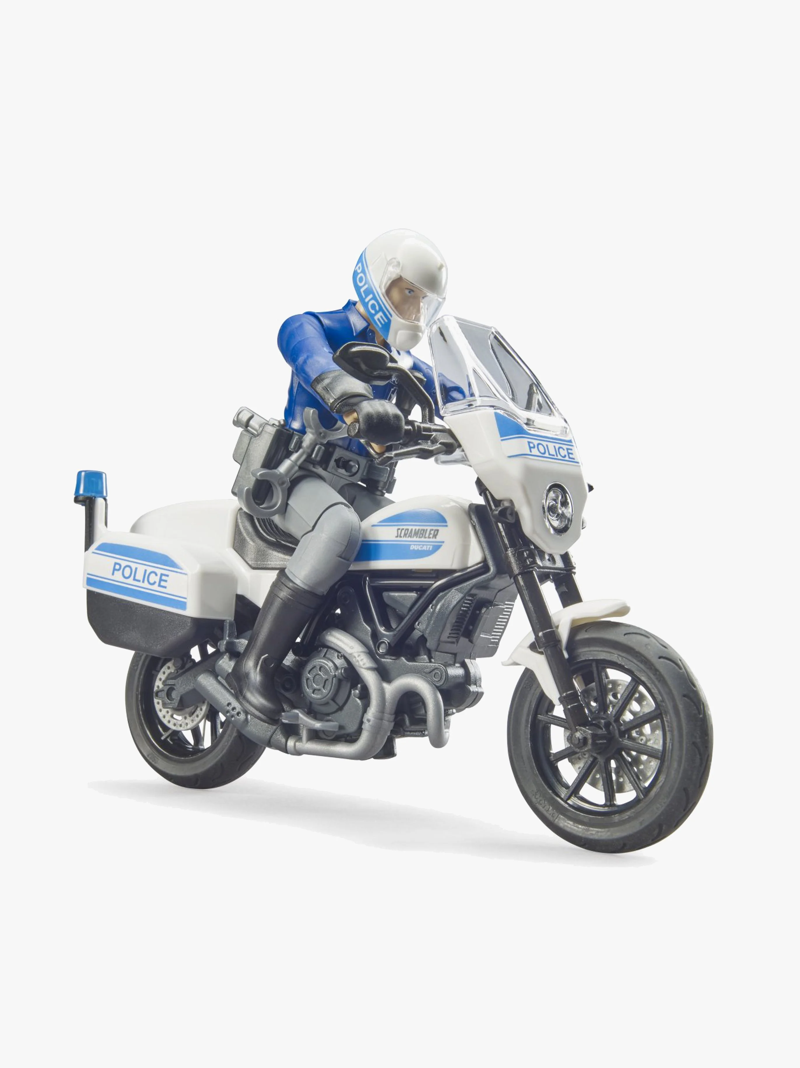 Bruder BWorld Scrambler Ducati Politimotorcykel