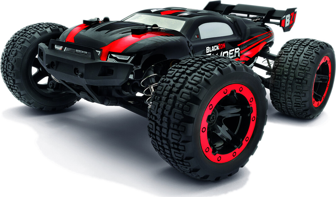 Blackzon - Rc Stadium Truck Bil - Slyder St Turbo 1/16 4wd 2s - Rød
