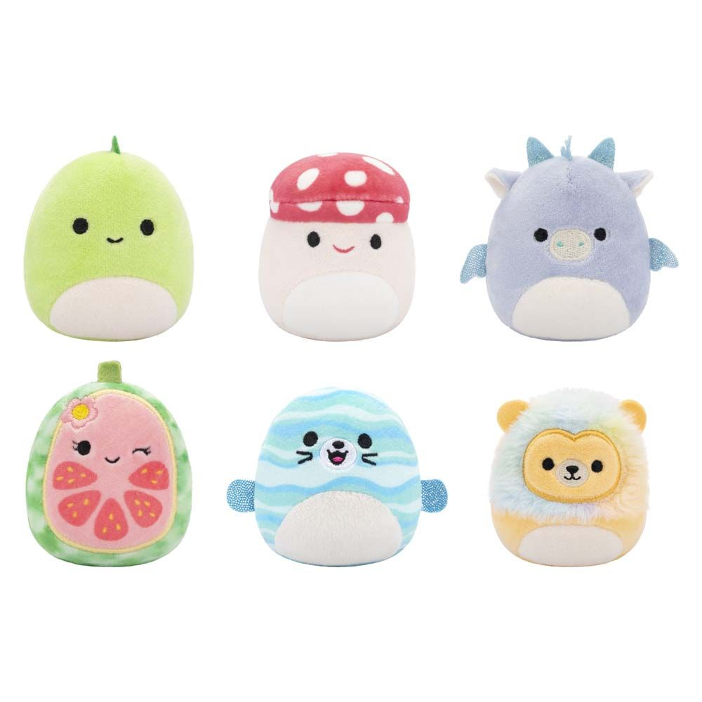 Micromallows 6-pak – mini-squishmallows til samling og kram